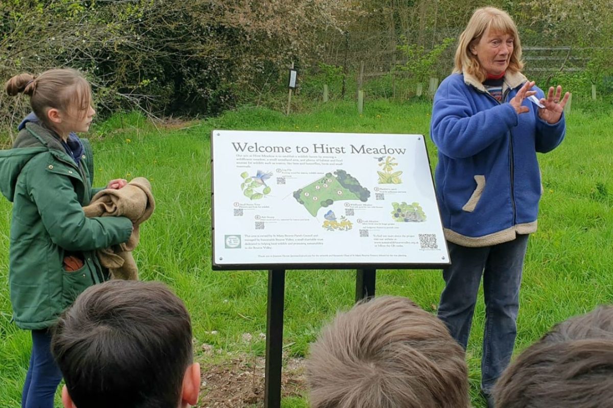 Unveiling the New Hirst Meadow Sign